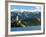 Bled Castle and Julian Alps, Lake Bled, Bled Island, Slovenia-Lisa S^ Engelbrecht-Framed Photographic Print