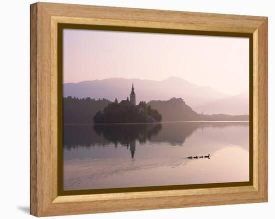 Bled Island and Lake Bled-null-Framed Premier Image Canvas