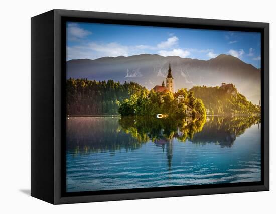 Bled Lake-Marco Carmassi-Framed Premier Image Canvas