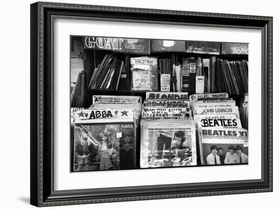 Bleeker Street Record Shop NYC-null-Framed Photo