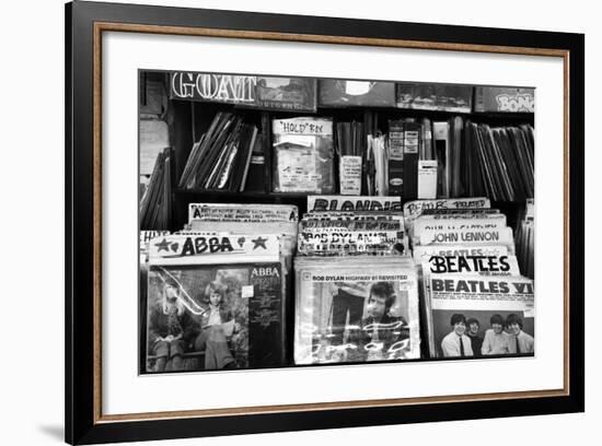 Bleeker Street Record Shop NYC-null-Framed Photo