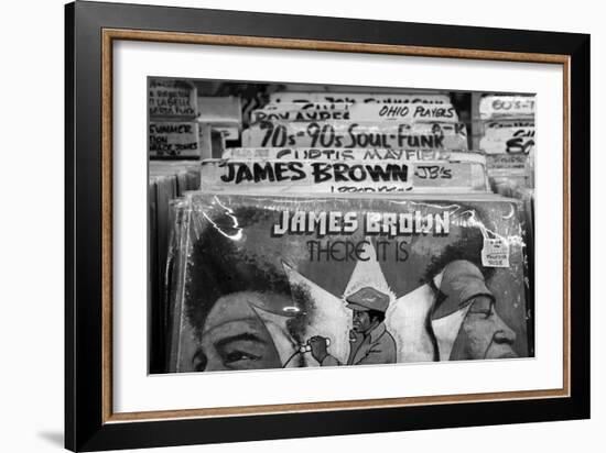 Bleeker Street Record Shop NYC-null-Framed Photo