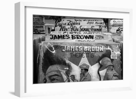 Bleeker Street Record Shop NYC-null-Framed Photo