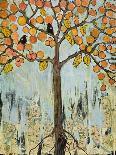 Tree Print Art Birds Sunshine Bluebirds-Blenda Tyvoll-Art Print