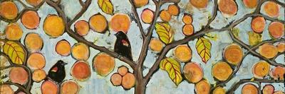 Tree Print Birds Boughs in Leaf-Blenda Tyvoll-Framed Art Print