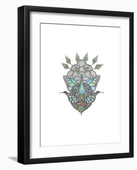 Blended Creatures-Drawpaint Illustration-Framed Giclee Print