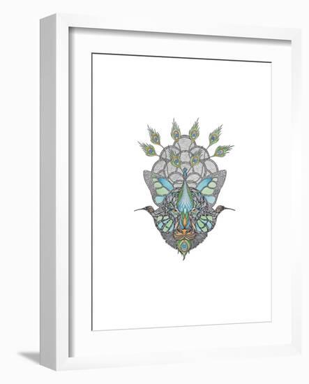 Blended Creatures-Drawpaint Illustration-Framed Giclee Print