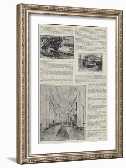 Blenheim Palace Illustrated-Henry Edward Tidmarsh-Framed Giclee Print