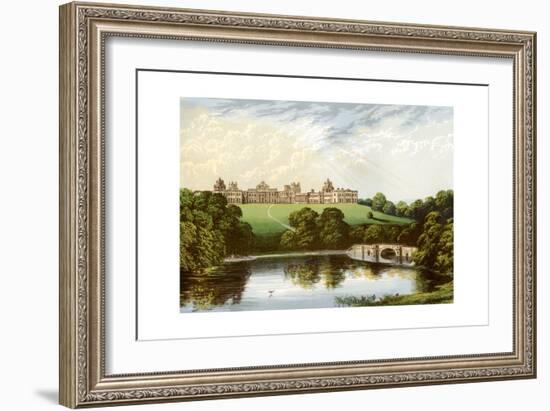 Blenheim Palace, Oxfordshire, Home of the Duke of Marlborough, C1880-Benjamin Fawcett-Framed Premium Giclee Print