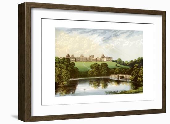 Blenheim Palace, Oxfordshire, Home of the Duke of Marlborough, C1880-Benjamin Fawcett-Framed Giclee Print