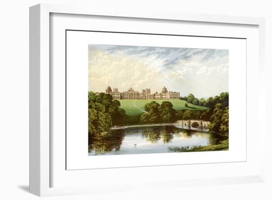 Blenheim Palace, Oxfordshire, Home of the Duke of Marlborough, C1880-Benjamin Fawcett-Framed Giclee Print