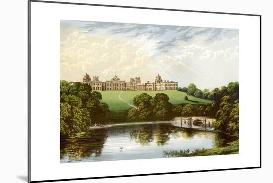 Blenheim Palace, Oxfordshire, Home of the Duke of Marlborough, C1880-Benjamin Fawcett-Mounted Giclee Print