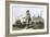 Blenkinsop steam locomotive at Middleton colliery near Leeds, West Yorkshire, 1814-Robert Havell-Framed Giclee Print