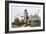 Blenkinsop steam locomotive at Middleton colliery near Leeds, West Yorkshire, 1814-Robert Havell-Framed Giclee Print