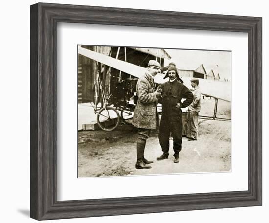 Bleriot after Crossing the Channel, Print by James Jarche, 1909 (Photogravure)-French Photographer-Framed Giclee Print