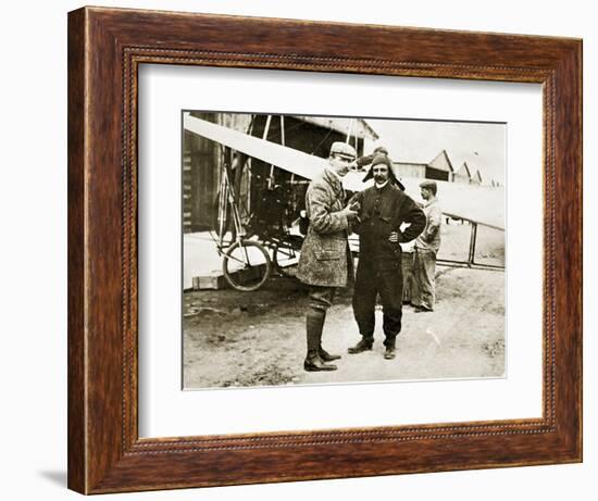 Bleriot after Crossing the Channel, Print by James Jarche, 1909 (Photogravure)-French Photographer-Framed Giclee Print