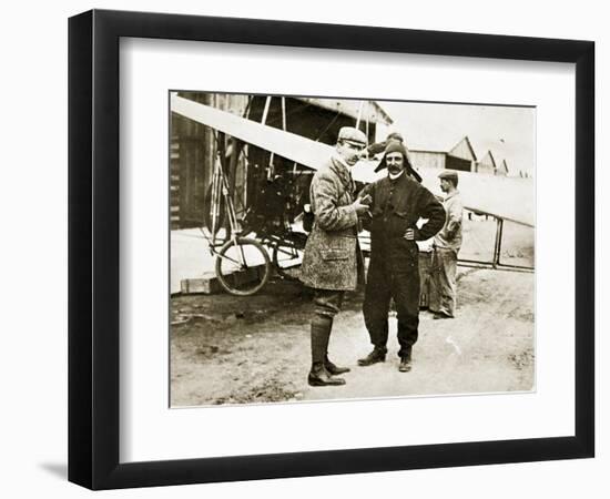 Bleriot after Crossing the Channel, Print by James Jarche, 1909 (Photogravure)-French Photographer-Framed Giclee Print