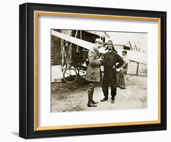 Bleriot after Crossing the Channel, Print by James Jarche, 1909 (Photogravure)-French Photographer-Framed Giclee Print