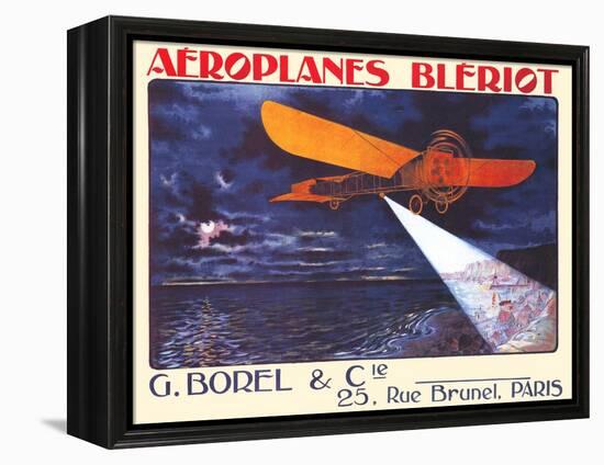 Bleriot Crosses The English Channel-null-Framed Stretched Canvas