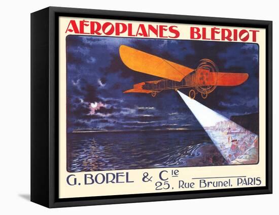 Bleriot Crosses The English Channel-null-Framed Stretched Canvas