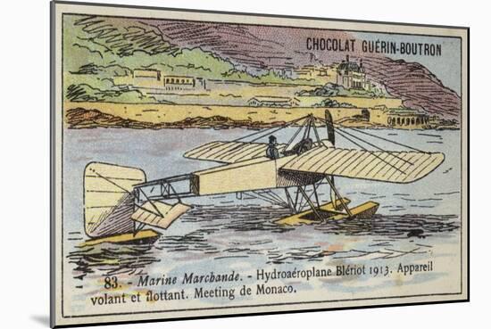 Bleriot Floatplane, 1913-null-Mounted Giclee Print