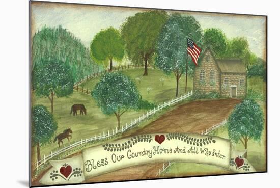 Bless Our Country Home-Tina Nichols-Mounted Giclee Print