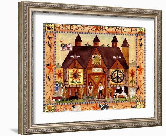 Bless Our Farm-Cheryl Bartley-Framed Giclee Print