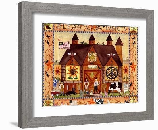 Bless Our Farm-Cheryl Bartley-Framed Giclee Print