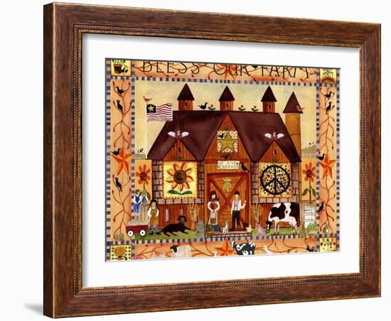 Bless Our Farm-Cheryl Bartley-Framed Giclee Print