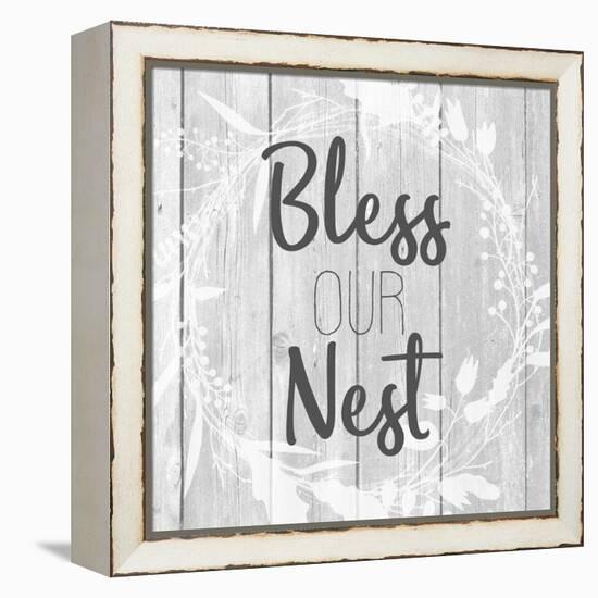 Bless Our Nest-Kimberly Allen-Framed Stretched Canvas