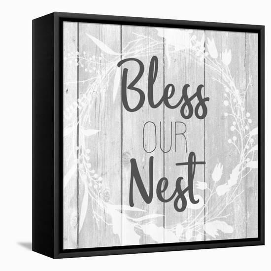 Bless Our Nest-Kimberly Allen-Framed Stretched Canvas