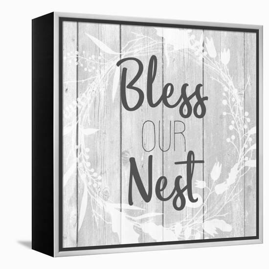 Bless Our Nest-Kimberly Allen-Framed Stretched Canvas