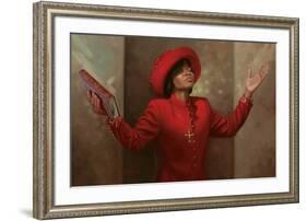 Blessed and Highly Favored-Henry Lee Battle-Framed Art Print