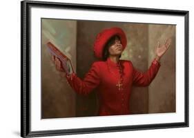 Blessed and Highly Favored-Henry Lee Battle-Framed Art Print