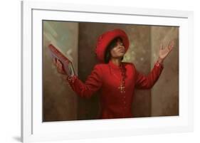 Blessed and Highly Favored-Henry Lee Battle-Framed Art Print