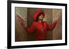 Blessed and Highly Favored-Henry Lee Battle-Framed Art Print