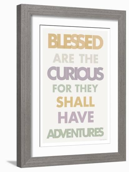 Blessed are the Curious II Pastel-Mercedes Lopez Charro-Framed Art Print