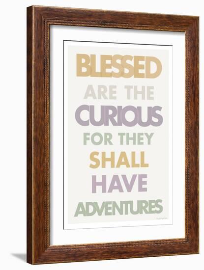 Blessed are the Curious II Pastel-Mercedes Lopez Charro-Framed Art Print