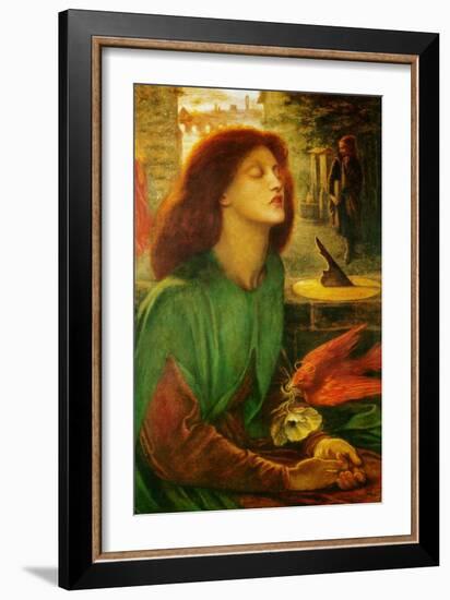 Blessed Beatrice (Beatrix)-Dante Gabriel Rossetti-Framed Art Print