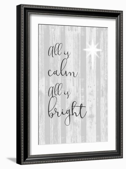 Blessed Christmas II-Jennifer Goldberger-Framed Art Print