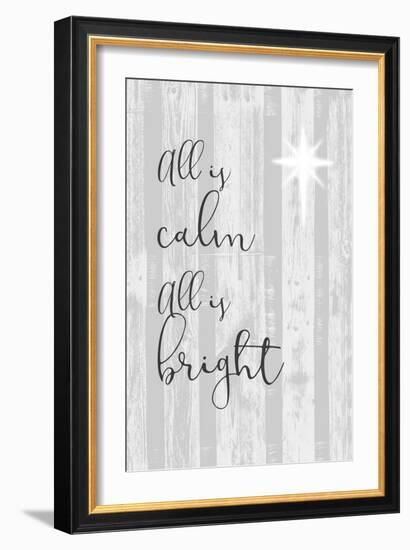 Blessed Christmas II-Jennifer Goldberger-Framed Art Print