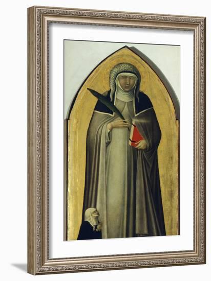 Blessed Humility, Detail from Altarpiece of Blessed Humility-Pietro Lorenzetti-Framed Giclee Print