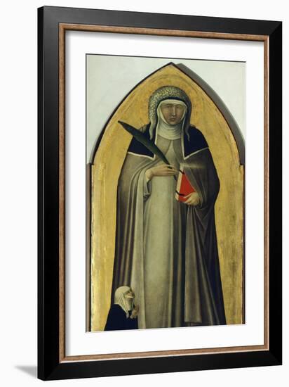 Blessed Humility, Detail from Altarpiece of Blessed Humility-Pietro Lorenzetti-Framed Giclee Print