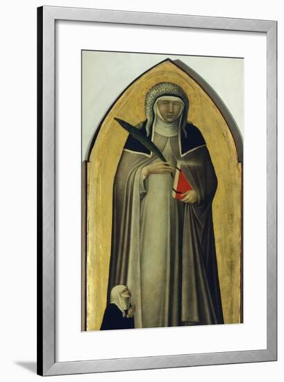 Blessed Humility, Detail from Altarpiece of Blessed Humility-Pietro Lorenzetti-Framed Giclee Print