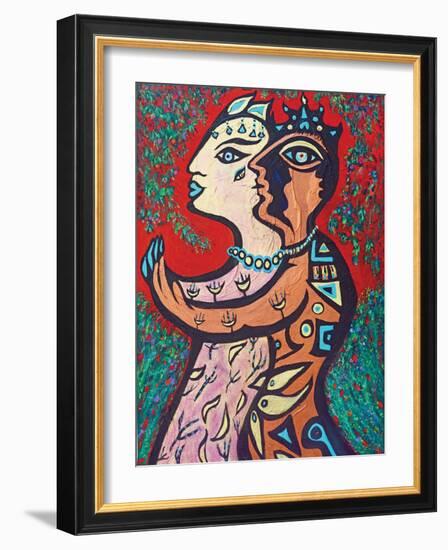 Blesséd Lovers, 2013-Carolyn Mary Kleefeld-Framed Giclee Print