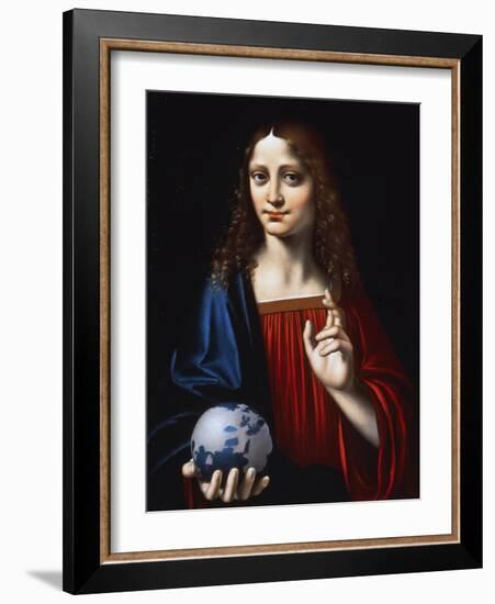 Blessing Christ, Ca 1530-Marco D'oggiono-Framed Giclee Print