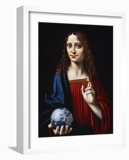 Blessing Christ, Ca 1530-Marco D'oggiono-Framed Giclee Print