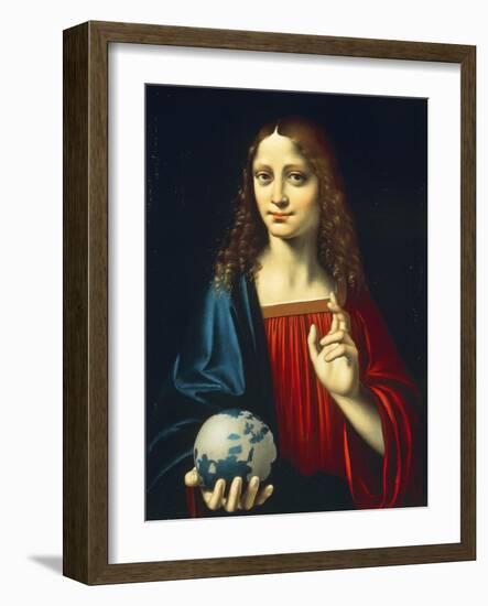 Blessing Christ, Ca 1530-Marco D'oggiono-Framed Giclee Print