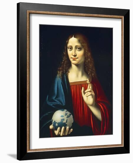 Blessing Christ, Ca 1530-Marco D'oggiono-Framed Giclee Print