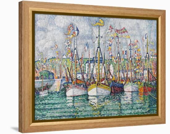 Blessing of the Tuna Fleet at Groix, 1923-Paul Signac-Framed Premier Image Canvas